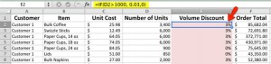 Fred Pryor Seminars_Excel if formula figure 2 volume discount if function