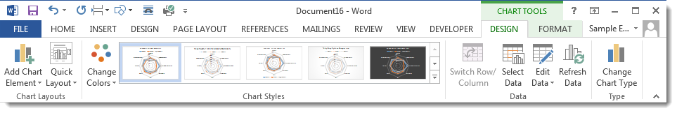 Export Excel Charts to Word and PowerPoint - update design