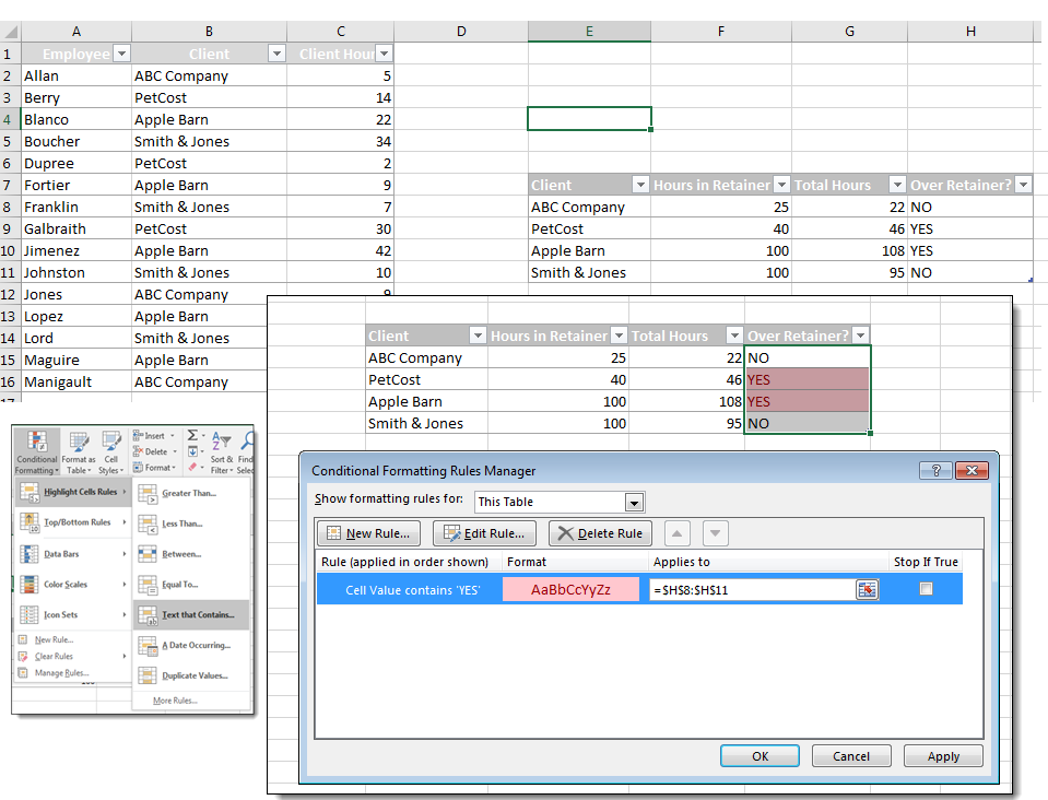 Using Conditional Formatting: If Statements in Excel - Pryor Learning