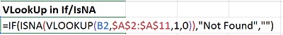 Compare Columns in Excel Is NA