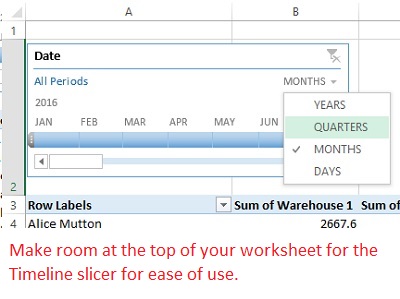 Working With Dates Excel PivotTables 3