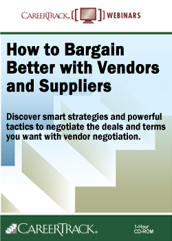 How to Bargain Better with Vendors and Suppliers