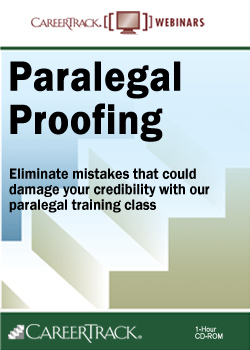 Proofreading for Paralegals - A Paralegal Training Course