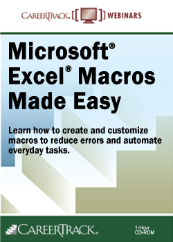 Microsoft® Excel® Macros Made Easy