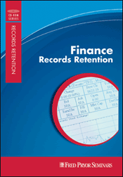 Finance Records Retention Book