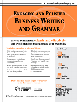 Training image for Engaging and Polished Business Writing and Grammar (2-Day)                 