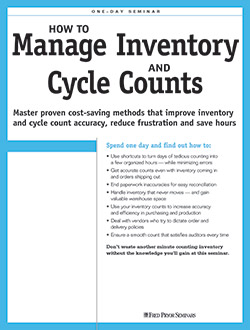 Inventory Management & Cycle Counts Training