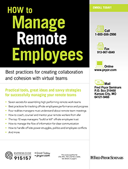 How to Manage Remote Employees