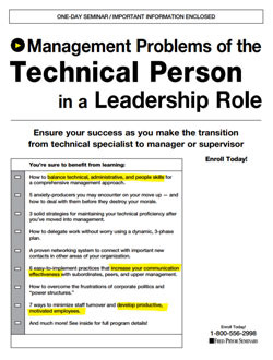 Management Problems of the Technical Person in a Leadership Role image number 0